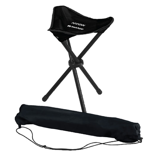 Folding Tripod Stool with Carrying Bag- Arrow + NetApp