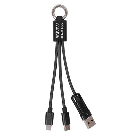 The Brisbane 4-in-1 Charging Cable - Arrow + NetApp