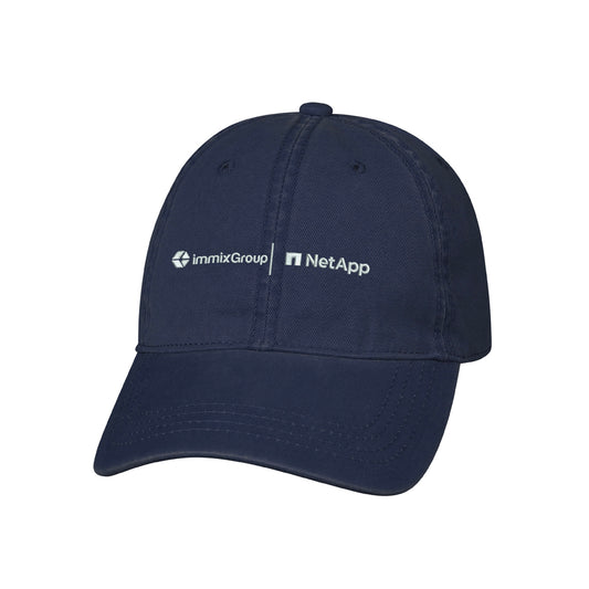 Navy Washed Cotton Cap Stocking - Immix + NetApp