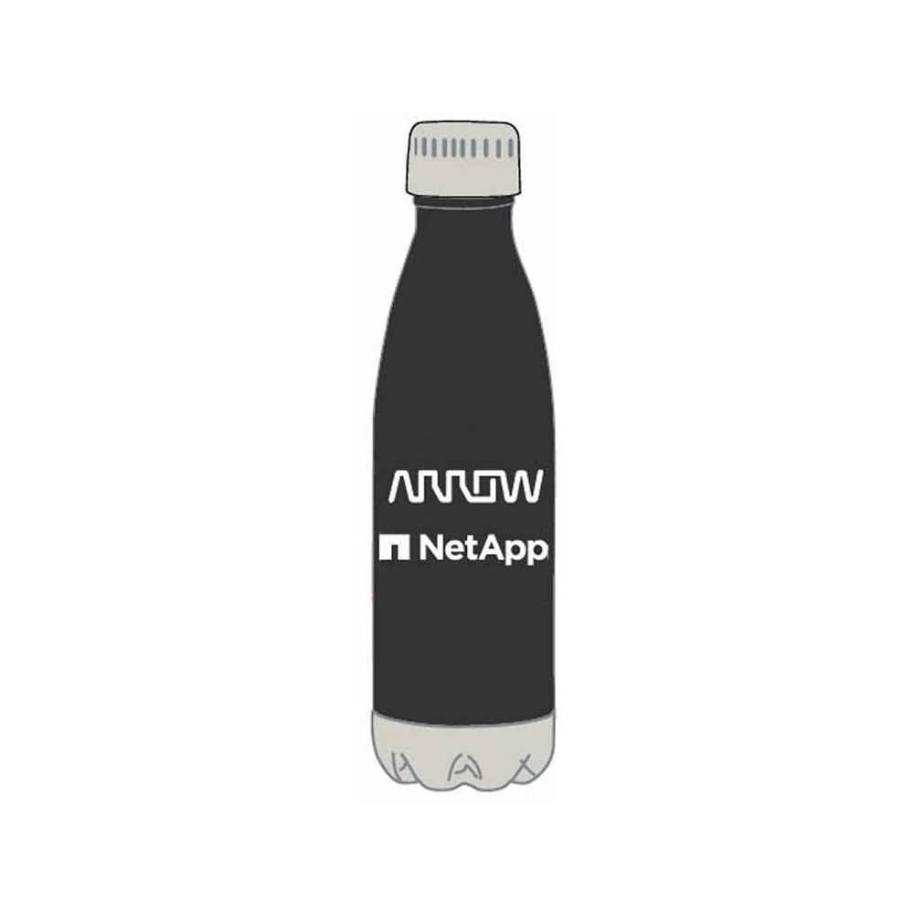 16 oz. Stainless Vacuum Bottle - Arrow + NetApp