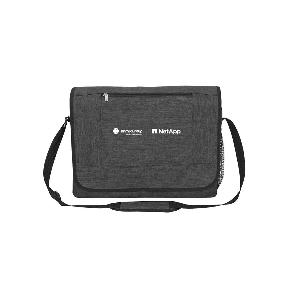 Gray Messenger Bag - Immix + NetApp