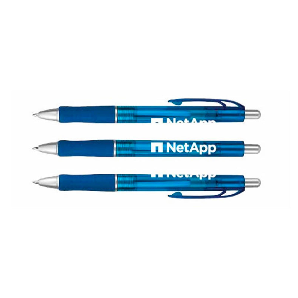 Zling Translucent Blue Pen - NetApp